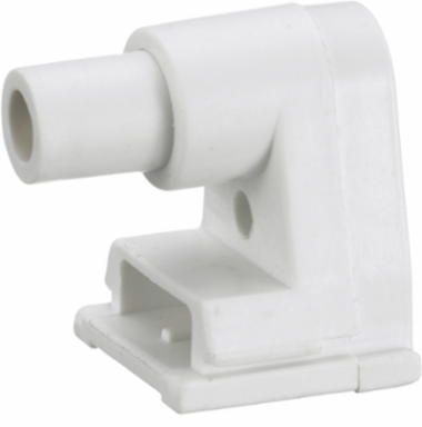Slimline Fluorescent Lamp Holder, Slide On, 1 Pin, Screw Terminals