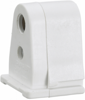 Slimline Fluorescent Lamp Holder, Slide On, 1.75 Inch Width, 1.1 A Amperage Rating
