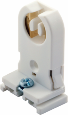 Fluorescent Lamp Holder, Tall Bi-Pin, Medium B-Pin, 600V AC