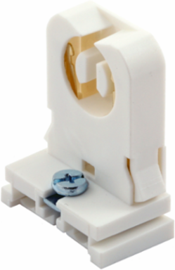Fluorescent Lamp Holder Bi-Pin Pedestal Low Profile 1.2 Inch, 1.1 A, 600V AC