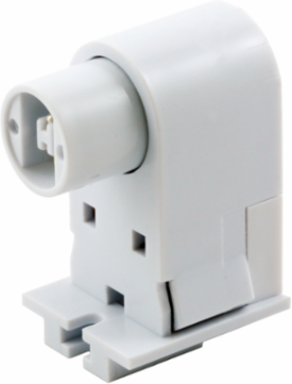High Output Fluorescent Lamp Holders, Slide On, Fixed Side, 600V AC, 1.1 A