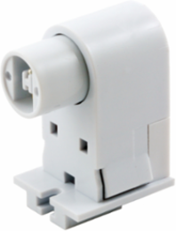 High Output Fluorescent Lamp Holders, Slide On, Fixed Side, 600V AC, 1.1 A