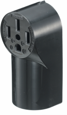 Straight Blade 50A Non-Grounding Receptacle, 3-Pole 3-Wire, 125/250V, Surface Mount