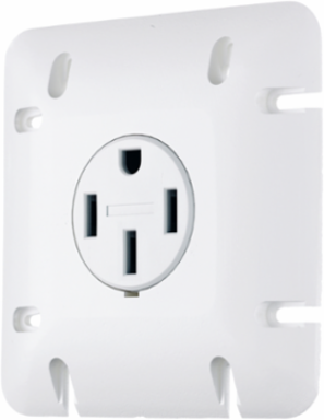 Straight Blade Receptacle 50A 125/250V 3-Pole 4-Wire Grounding NEMA 14-50R