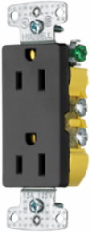 Decorator Duplex Receptacle 15A 125V 2-Pole with 3-Wire Grounding