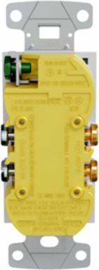 Residential Grade Tamper Resistant Duplex Receptacle, 15A 125V, 2-Pole 3-Wire Grounding, White