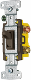Residential Grade 15A 120V AC Brown Toggle Switch, Three Way, CSA Certified