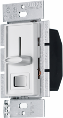 Dimmer Switch, Pre-Set Slider, Three Way, 600W, 2.9 Inch Width