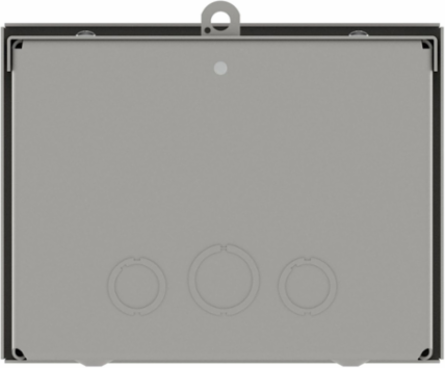 N3R Screw-Cover Wall-Mount 6X8X4 Carbon Steel - Gray