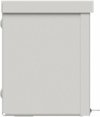 N3R Screw-Cover Wall-Mount 6X8X4 Carbon Steel - Gray