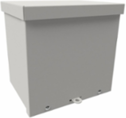 N3R Screw-Cover Wall-Mount 6X8X4 Carbon Steel - Gray
