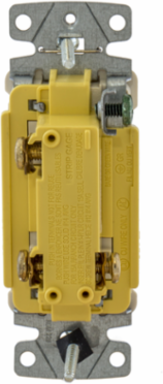 Decorator Rocker Switch 15A 120/277V AC Three Way