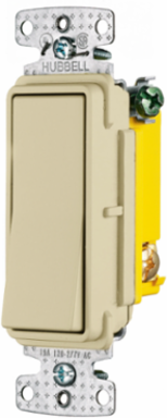 Decorator Rocker Switch 15A 120/277V AC Three Way