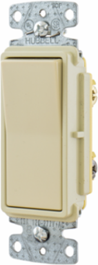 Decorator Rocker Switch 15A 120/277V AC Three Way