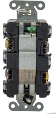 Decorator Rocker Switch 4-Way 15A 120/277V AC, Push Back & Side Wired