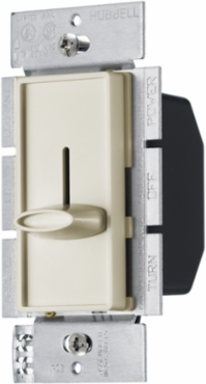 Speed Control Slider Switch, Single Pole, 1.5A 120V AC, Ivory