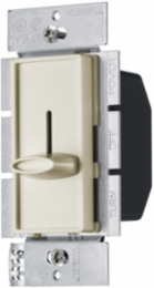 Speed Control Slider Switch, Single Pole, 1.5A 120V AC, Ivory