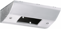 Under Cabinet Distribution Box, 3.600 Inch, GFCI, Metallic, Stainless Steel