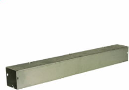 N1 Screw-Cover Wireway - No Knockouts 12X12X24 Carbon Steel - Galvanized