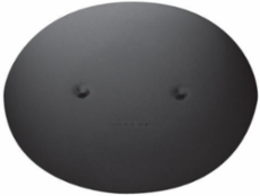 Abandonment Plate, Black, 4 Inch Round, Flush SystemOne Accessory