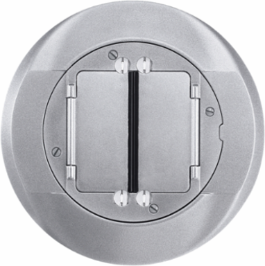 SystemOne Universal Cover Carpet Flange Assembly, 4 Inch, Aluminum Construction