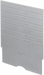 Side by Side Divider, Gray - 5.7 Inch, Round for SystemOne Floorboxes
