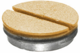 Replacement Flush Threaded Plug 3/4 Inch Brass Finish