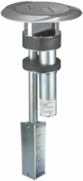 Fire-Rated Poke-Through with Junction Box, 3/4 Inch Power & 1-1/2 Inch Data