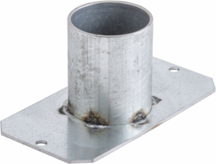 Recessed Fire-Rated 10 Inch Bottom Feed Plate, 1-1/4 Inch EMT