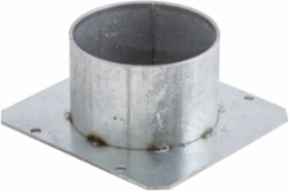 10 Inch Recessed Fire-Rated Bottom Feed Plate, 2-1/2 Inch EMT