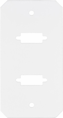 10 Inch Recessed Center Sub Plate with (2) VGA/HDMI/DP Openings