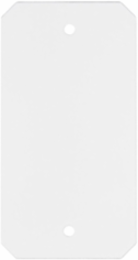 Recessed 10 Inch Center Sub Plate, Blank, Steel Construction