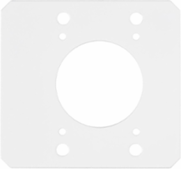 Recessed 10 Inch Fire-Rated Poke-Through Sub Plate, (1) 2.16 Inch Opening