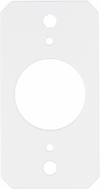 10 Inch Recessed Sub Plate with (1) 1.60" Opening, Steel Construction