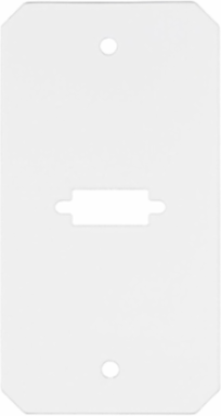 Recessed 10 Inch Sub Plate Center Single Gang (2) VGA/HDMI/DP Openings
