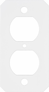 10 Inch Fire-Rated Recessed Sub Plate, Single Gang, (1) Duplex Opening, Steel Construction
