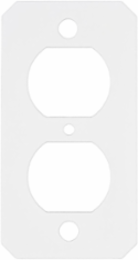 10 Inch Fire-Rated Recessed Sub Plate, Single Gang, (1) Duplex Opening, Steel Construction