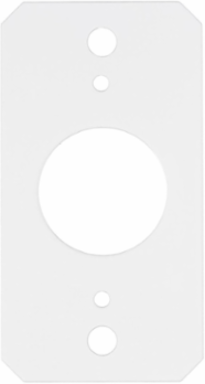 10 Inch Recessed Fire-Rated Sub Plate, (1) 1.40 Inch Opening, White