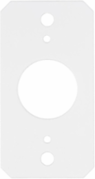 10 Inch Recessed Fire-Rated Sub Plate, (1) 1.40 Inch Opening, White