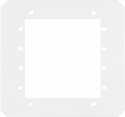 10 Inch Fire-Rated Recessed Sub Plate, 2-Gang Center, (4) Extron AAP Openings