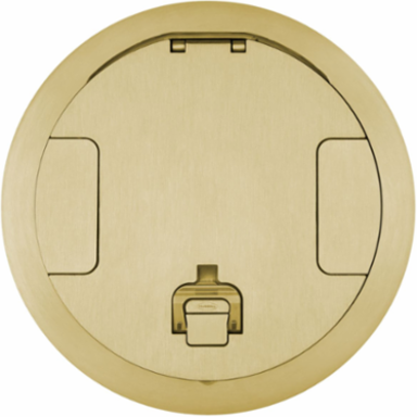 Recessed Cover Assembly 10 Inch Brushed Brass Plated, ADA Compliant