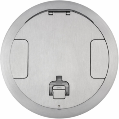 10 Inch Tamper Resistant Brushed Aluminum Recessed Cover Assembly