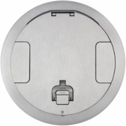 10 Inch Tamper Resistant Brushed Aluminum Recessed Cover Assembly