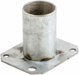 10 Inch Recessed Bottom Feed Plate, cULus Listed, Metallic Finish
