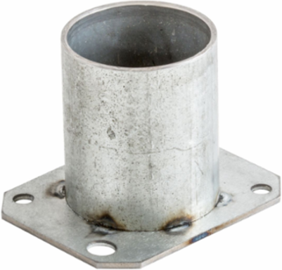 10 Inch Recessed Bottom Feed Plate, Fire-Rated, 1-1/4 Inch EMT