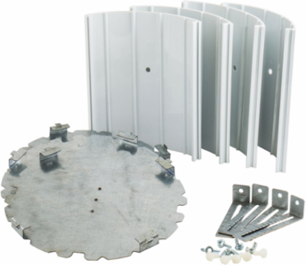 Recessed 10 Inch Pre-Pour Tube, Fire Rated, Natural Finish