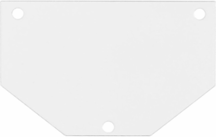 10 Inch Recessed Sub Plate, Fire Rated, White Paint Finish