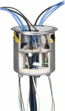10 Inch Fire-Rated Recessed Floor Fitting, 17.450 lb, Natural Finish