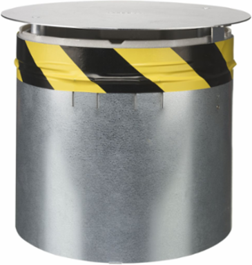 10 Inch Fire-Rated Recessed Floor Fitting, 17.450 lb, Natural Finish