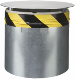 10 Inch Fire-Rated Recessed Floor Fitting, 17.450 lb, Natural Finish